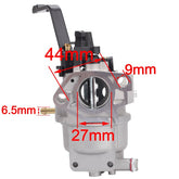 Hipa 0J25910112 Carburetor Kit for Generac GP6500 GP6000E GP6500E GP7500 GP7500E GP8000E 420cc Portable Generator + 17211-899-000 Air Filter